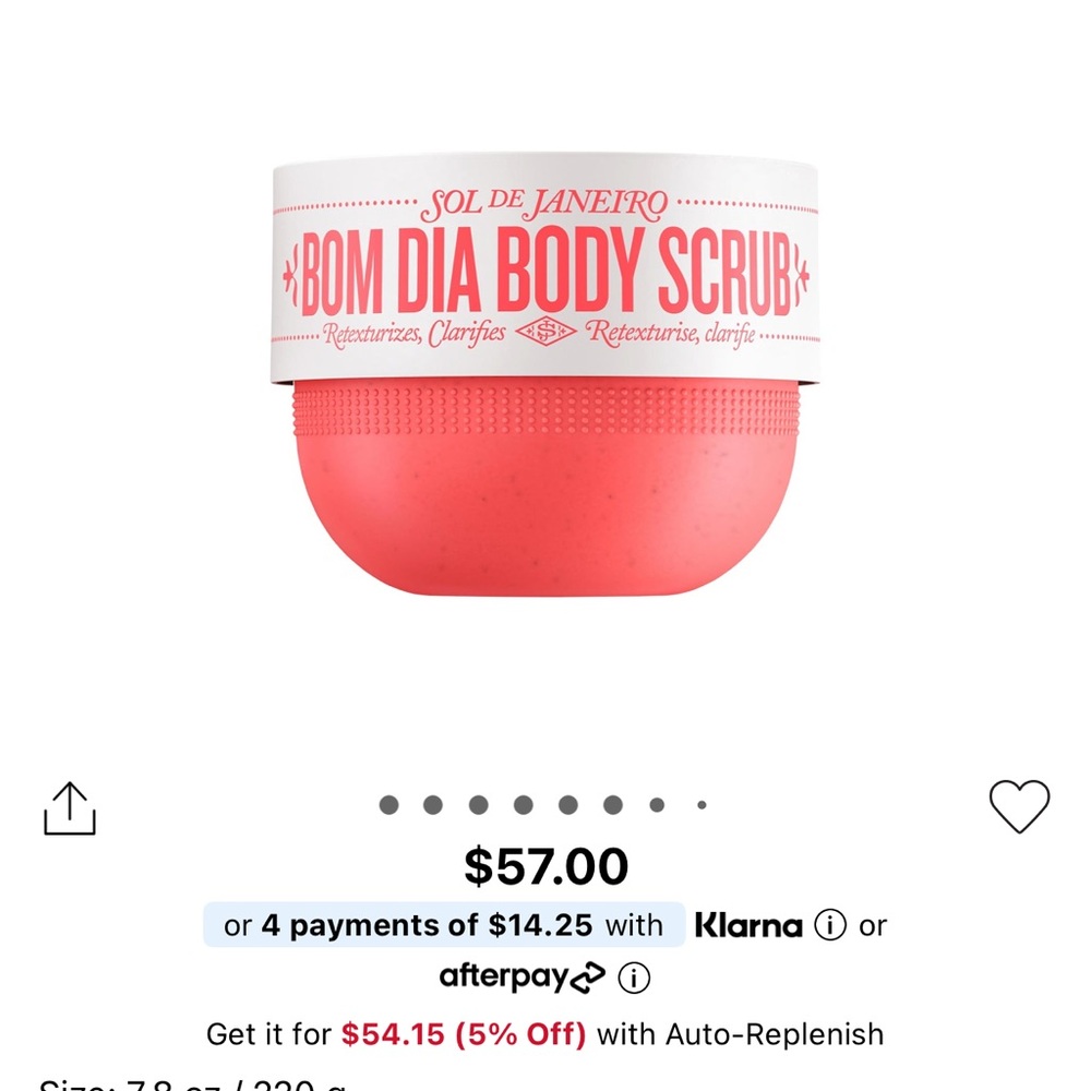 Sol de Janeiro Bom Dia Body Scrub - Vibrant Pink